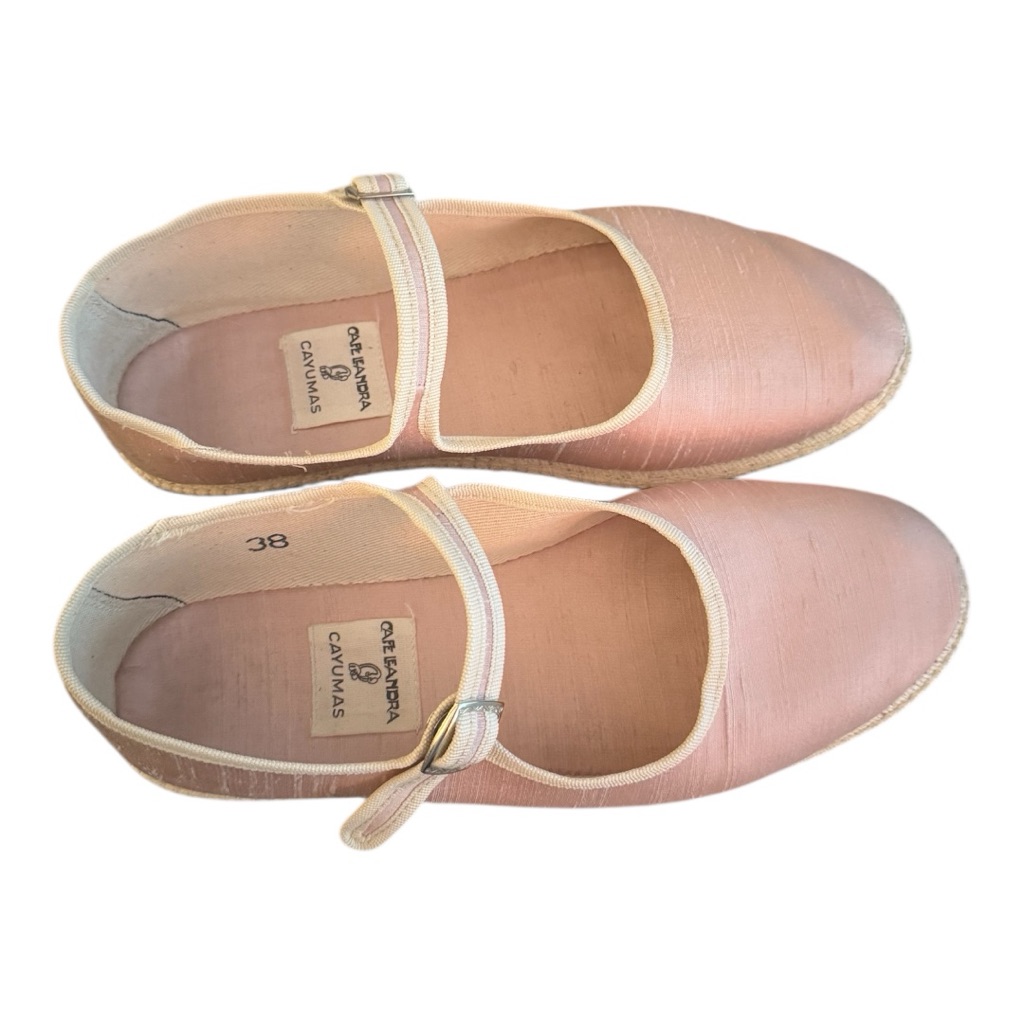 Classic Mary Jane Flats In Blush Pink — image 3 of 5